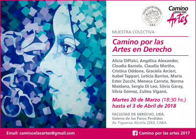 camino por las artes exposiciones facultad de derecho comision I-flyer